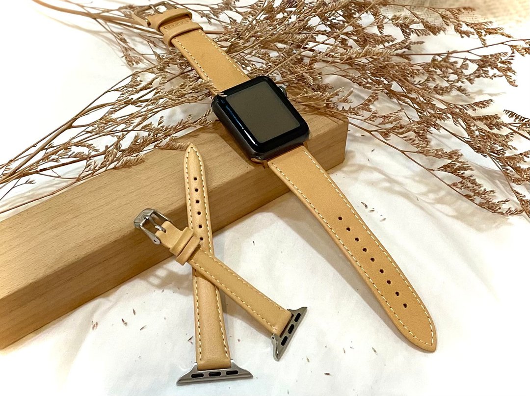 Timeless  原色 真皮 牛皮 Apple Watch 表带 38/40/42/44mm - 表带 - 真皮 多色
