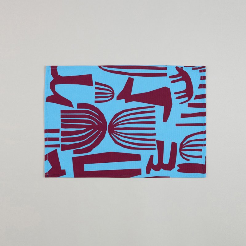 纯棉帆布餐垫 / 米克斯蓝 - 餐垫/桌巾 - 棉．麻 蓝色