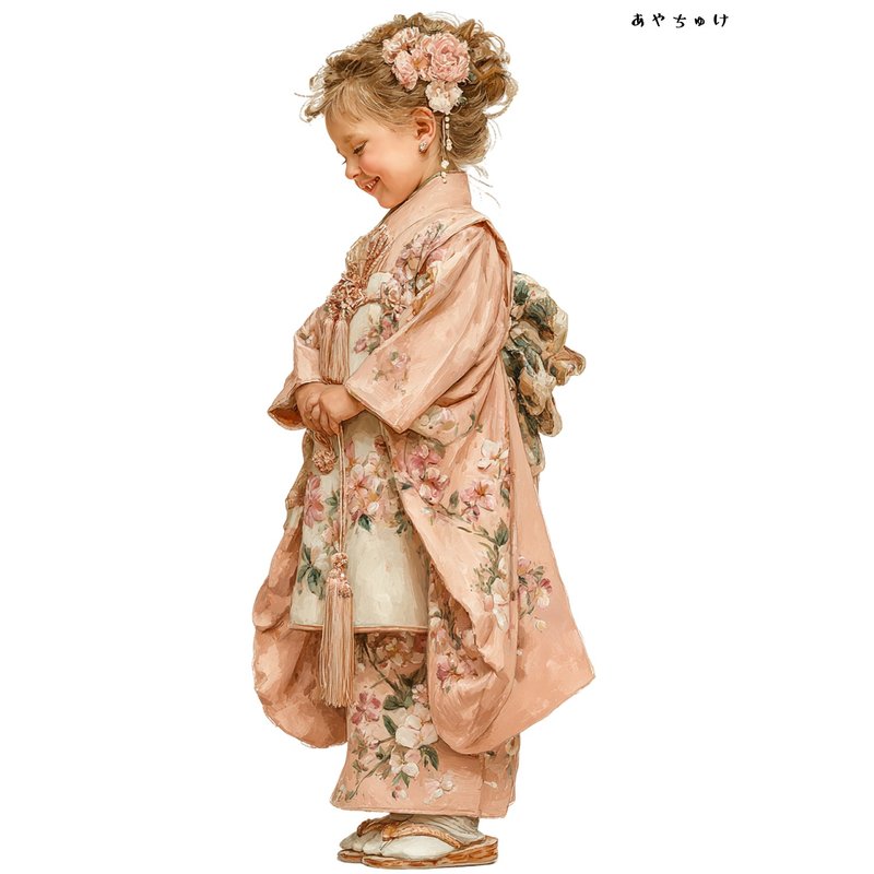 【12月新品4】07-114-0128 人物贴纸 和服复古风 - 贴纸 - 纸 