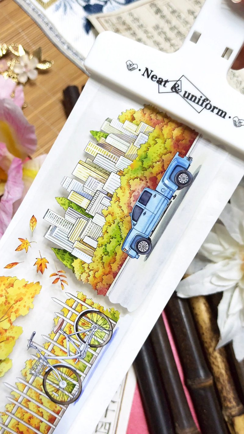 金秋絮语 PET 纸胶带 贝壳光 5米卷 - 纸胶带 - 其他材质 多色