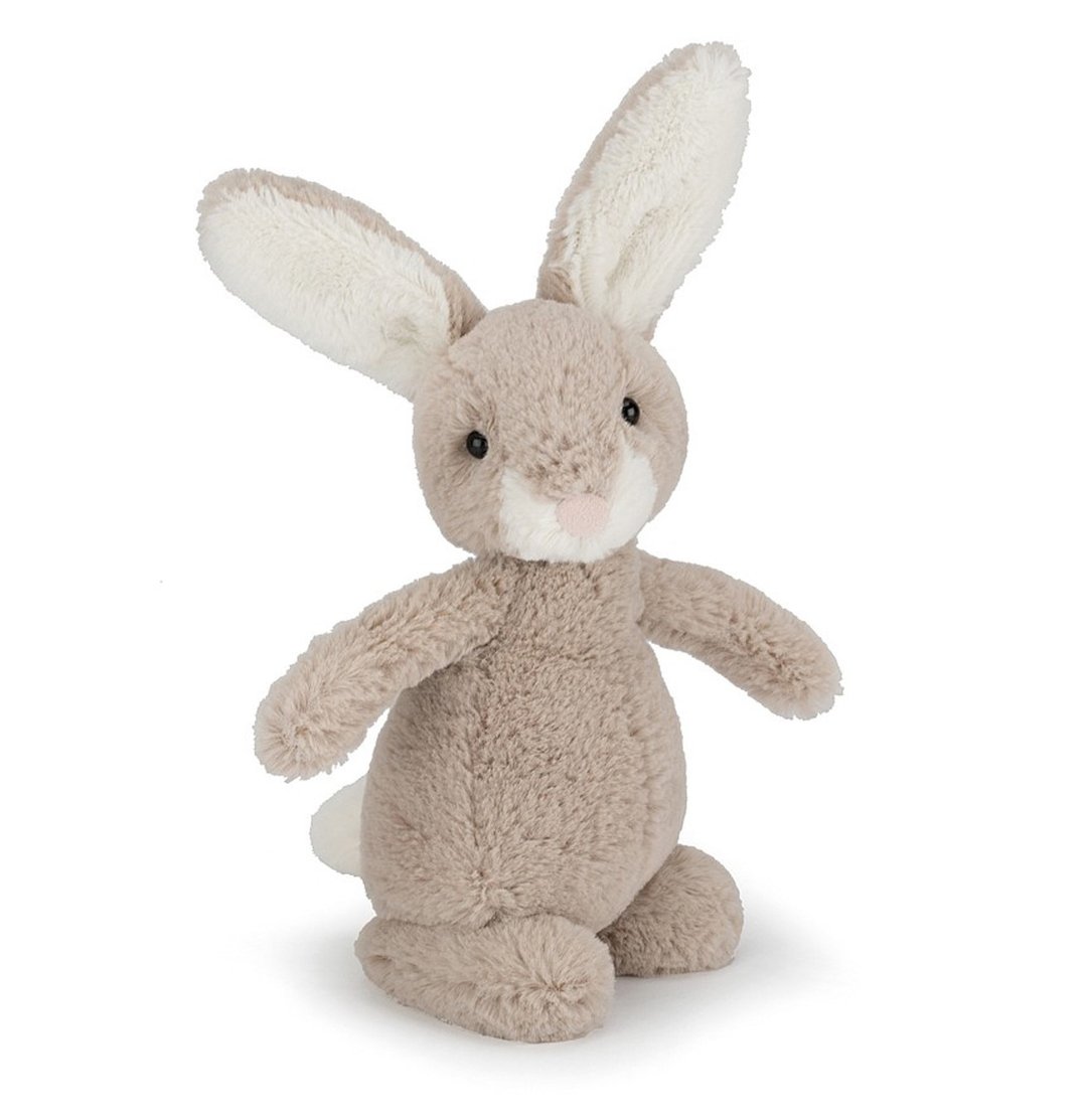 Bobtail Bunny Beige 小灰兔 - 玩具/玩偶 - 聚酯纤维 灰色