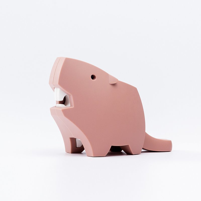 Halftoys Animal 河狸 +故事书 STEAM教育玩具 - 摆饰 - 塑料 黄色