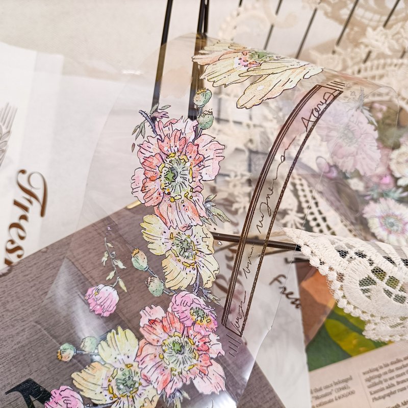 虞美人序 / 裝飾膠帶 - 纸胶带 - 塑料 多色