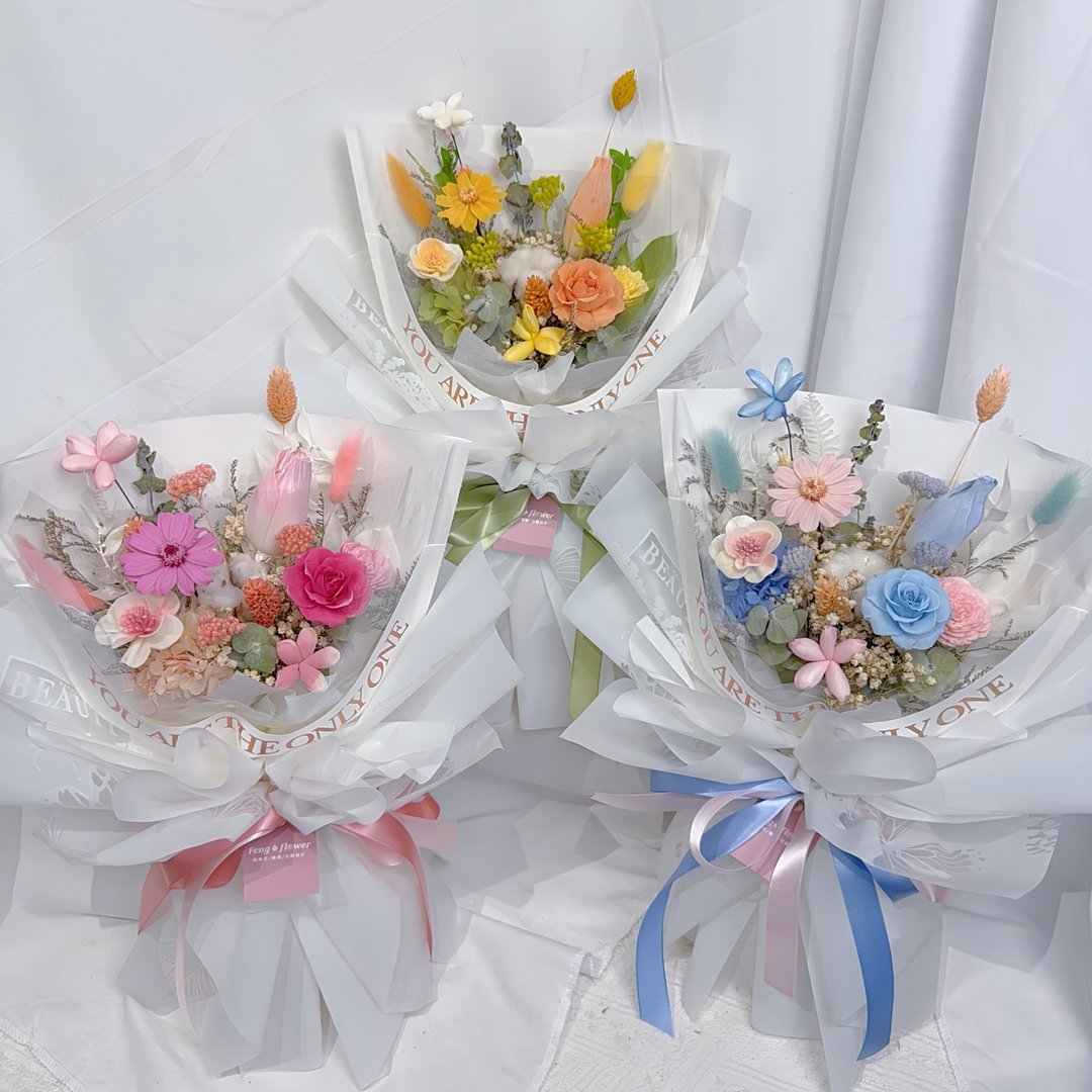 FengFlower【清新小花儿干燥花束】干燥花/永生花/送礼 - 干燥花/捧花 - 植物．花 