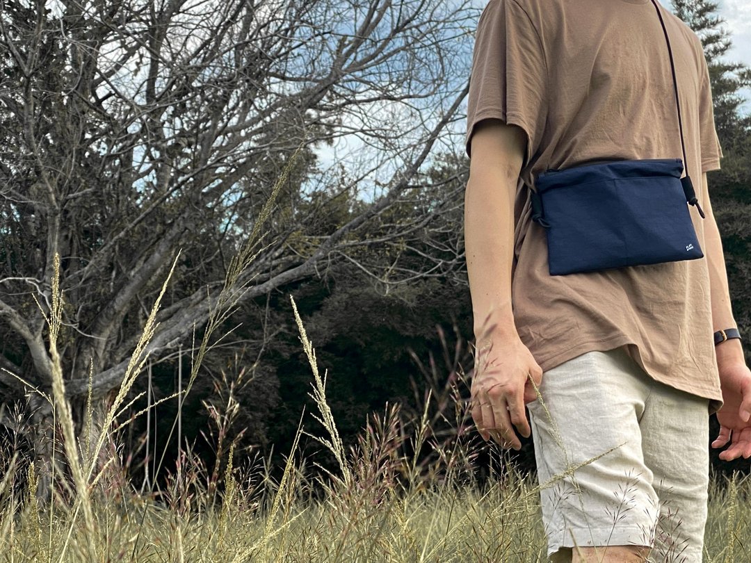 Cross body bag : Navy color - 侧背包/斜挎包 - 尼龙 蓝色