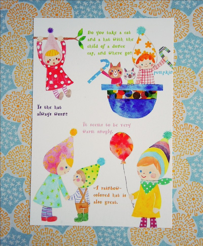 明信片 幸福的日常 - 卡片/明信片 - 纸 蓝色