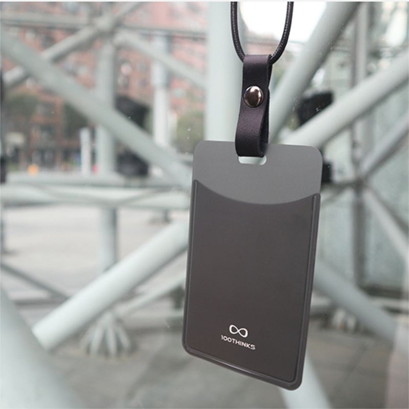 【精选推荐】PC01 极轻薄雾面PVC卡套-可加购烫金 - 证件套/卡套 - 塑料 黑色