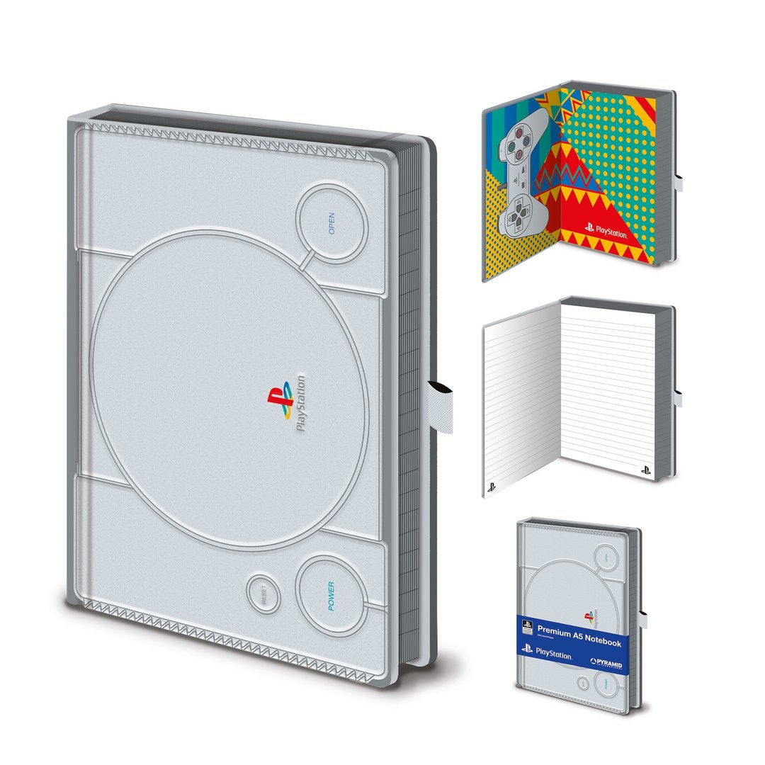 【原装英国入口】 Playstation经典复古A5笔记本 - 笔记本/手帐 - 纸 多色