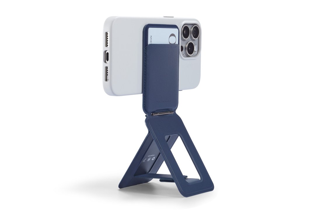 MOFT Snap Invisible Phone Tripod Wallet 专利纯素皮革 MS027W - 手机座/防尘塞 - 其他材质 蓝色