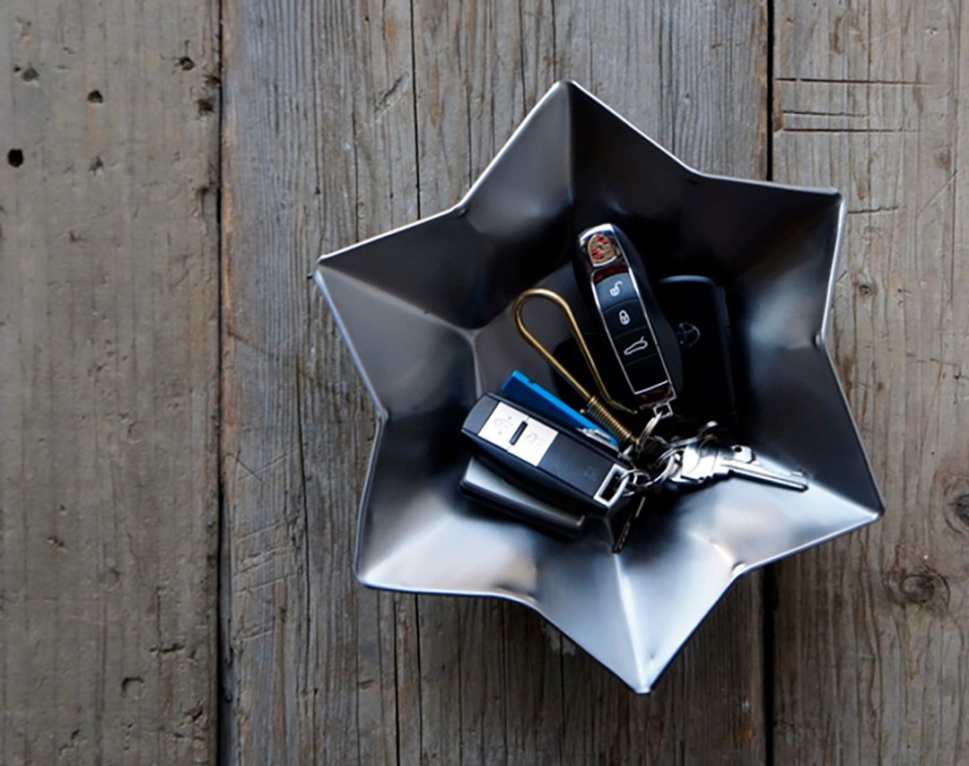 STEEL STAR TRAY 复古工业风星型托盘 - 收纳用品 - 其他金属 银色