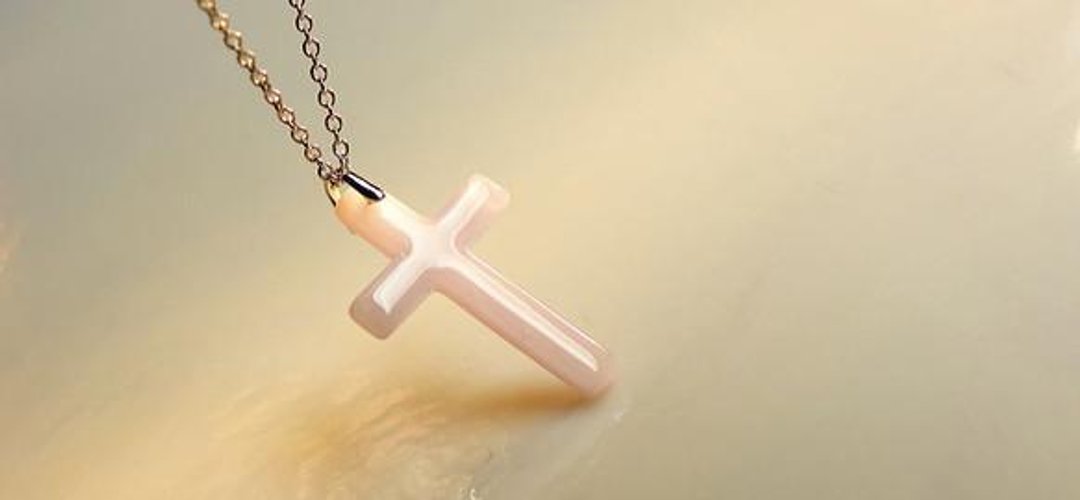 Gentle love cross - 项链 - 其他金属 