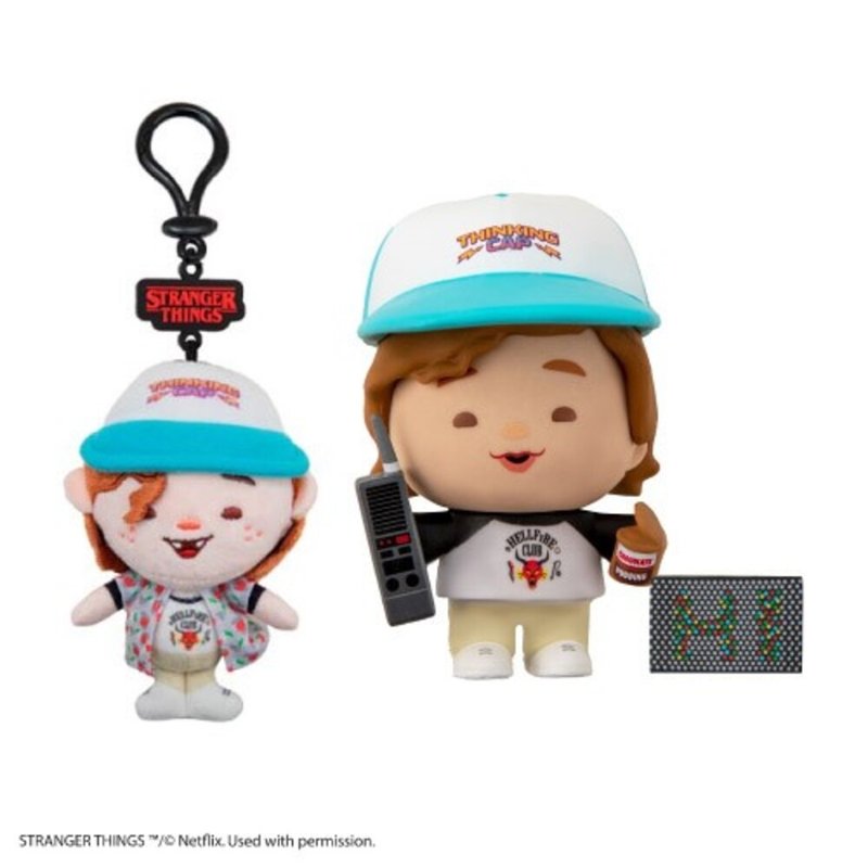 怪奇物语 - 达斯汀 亨德森 钥匙圈绒毛玩偶及橡皮擦 - 钥匙链/钥匙包 - 其他材质 多色