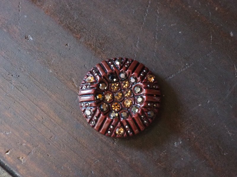 后孔25mm 1个按钮 - 其他 - 其他材质 咖啡色