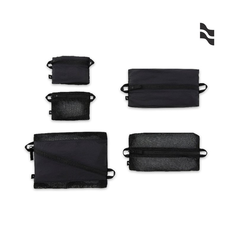 【LOJEL】ORDO 每日收纳组- 雾黑色 - 化妆包/杂物包 - 尼龙 黑色