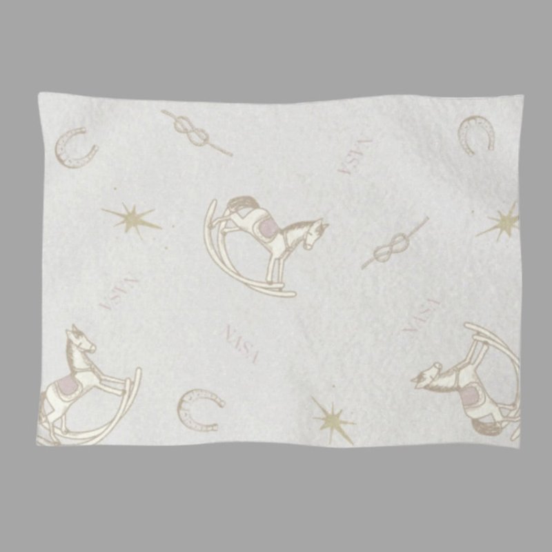 名字毯子 MOKUBA Pink - 婴儿饰品 - 聚酯纤维 