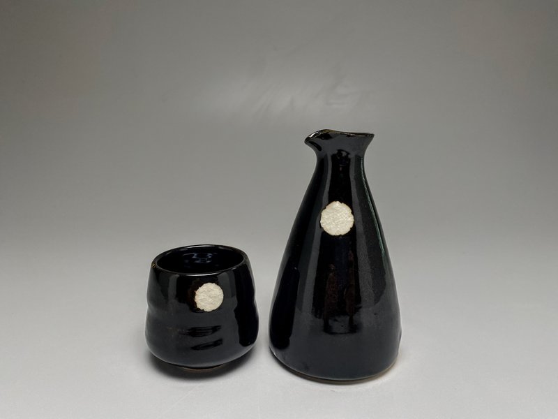 Sake set for one - 花瓶/陶器 - 其他金属 