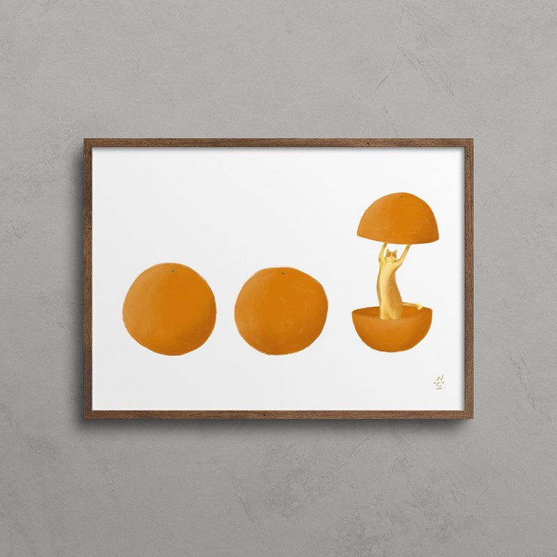 【装饰画】It's Fun Time 橘子篇 - 海报/装饰画/版画 - 纸 