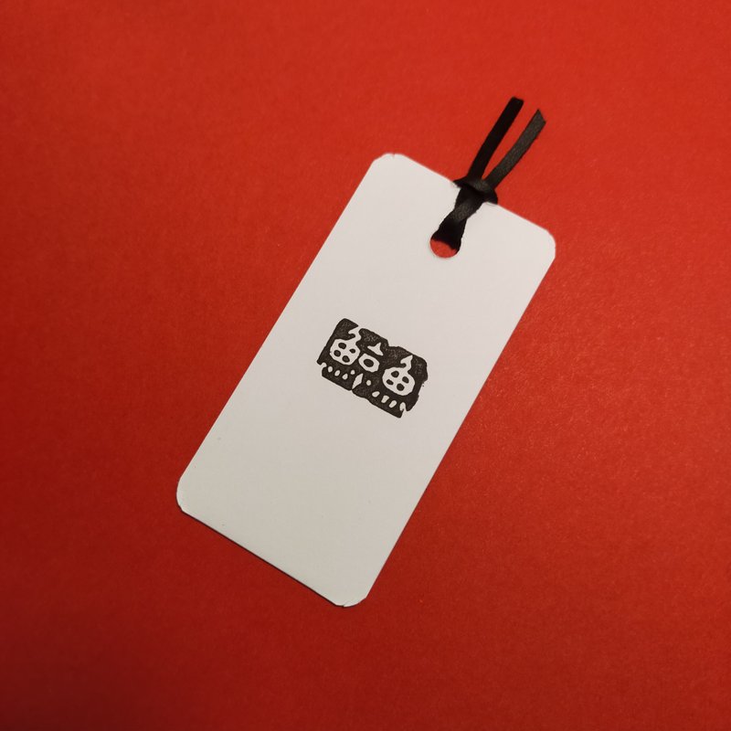 【印章书签】鲸鱼 - 书签 - 纸 白色