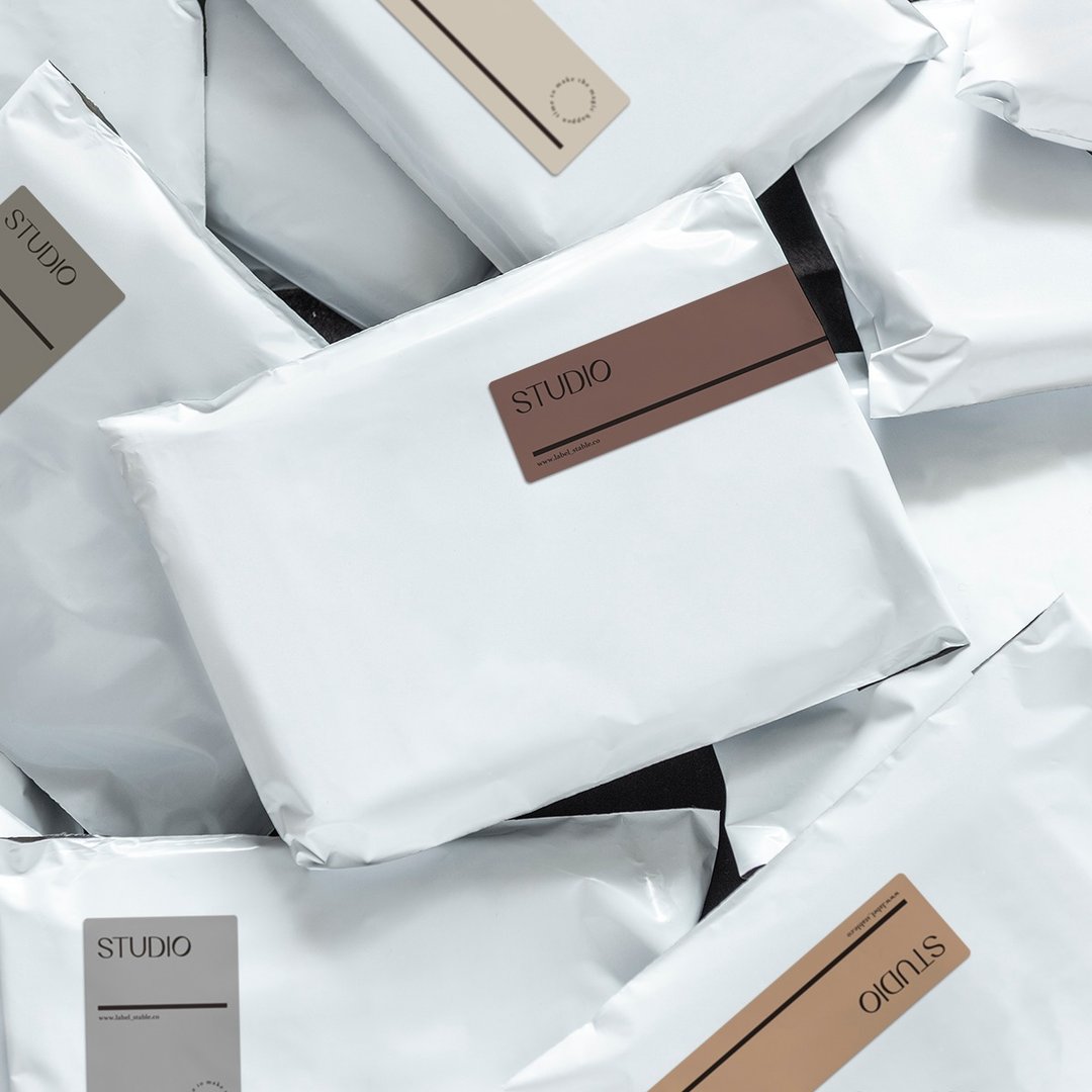 | 定制化品牌贴纸 | 破坏袋贴纸、商品外包装、万用贴纸 - 贴纸 - 纸 多色