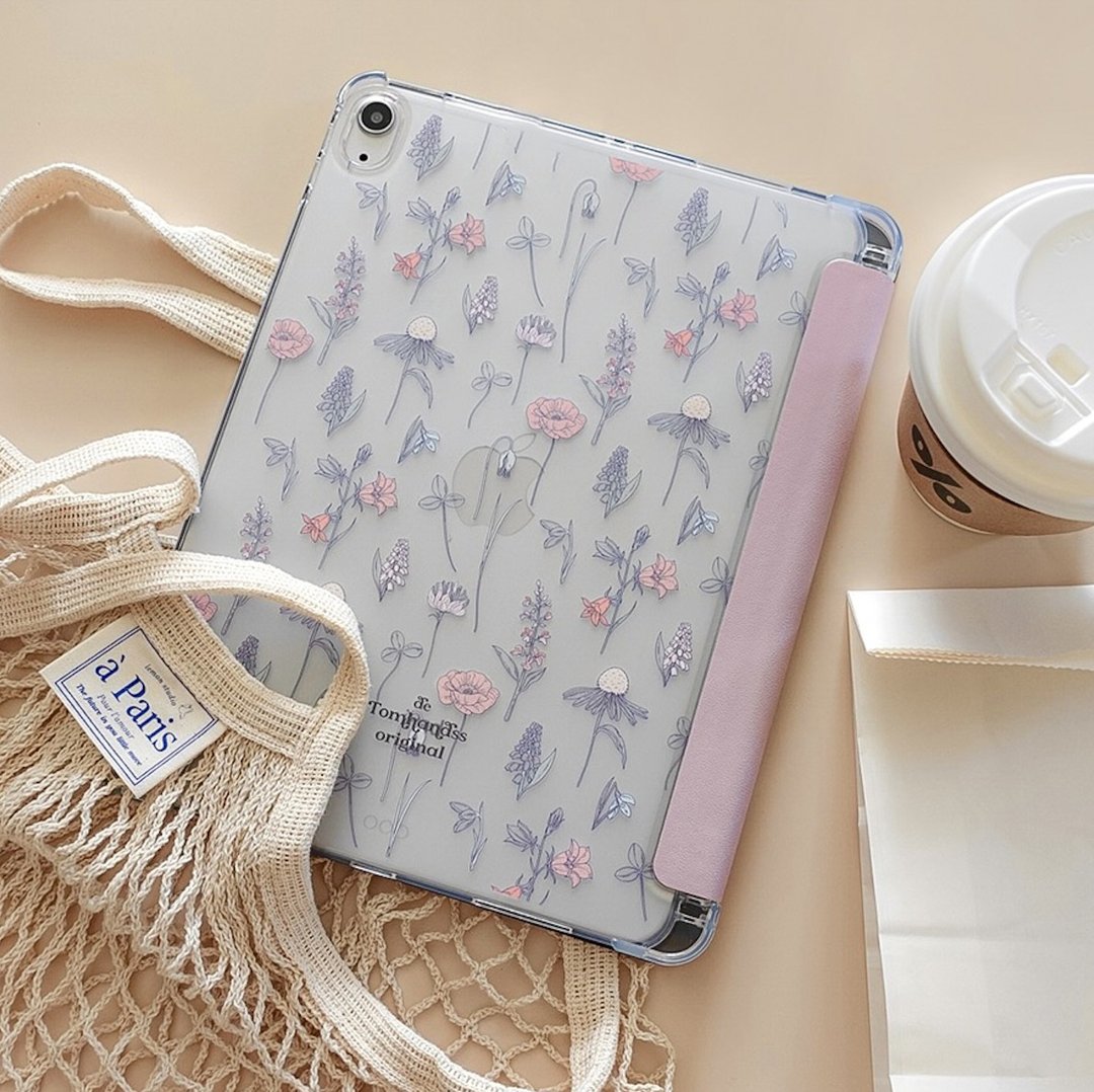 【FlowerBox vol.34】透明磨砂书本式iPad 保护套 - 其他 - 硅胶 
