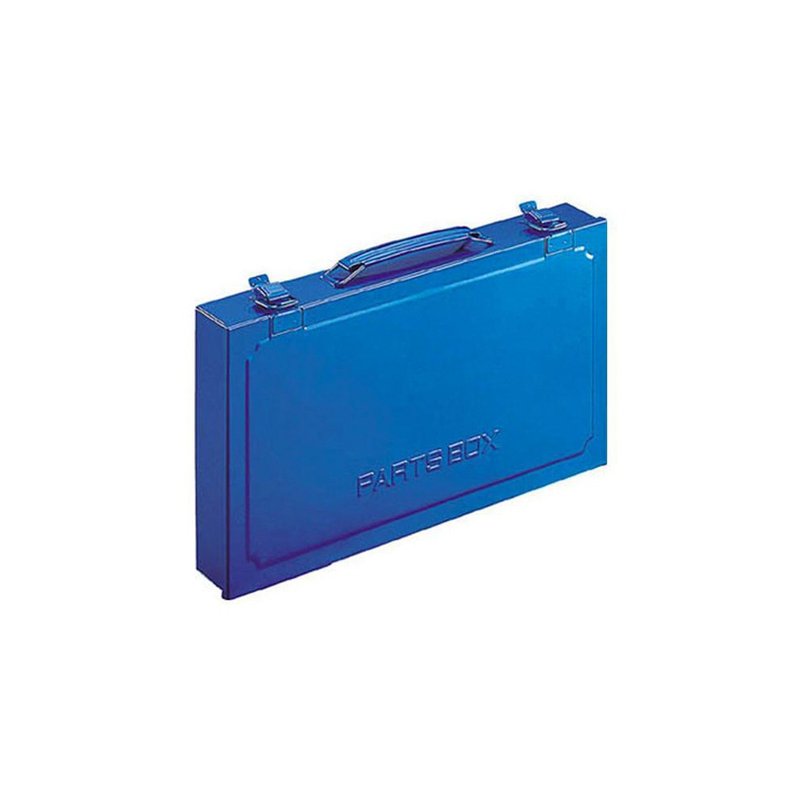 【Trusco】专业型单层工具箱(侧提把)-铁蓝 - 收纳用品 - 其他金属 蓝色