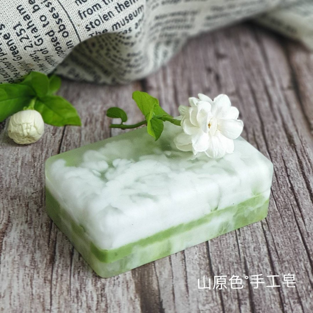 【清新茉莉】香氛皂 透明皂/沐浴皂/手工皂/100g/茉莉花/身体清洁 - 肥皂/手工皂 - 其他材质 