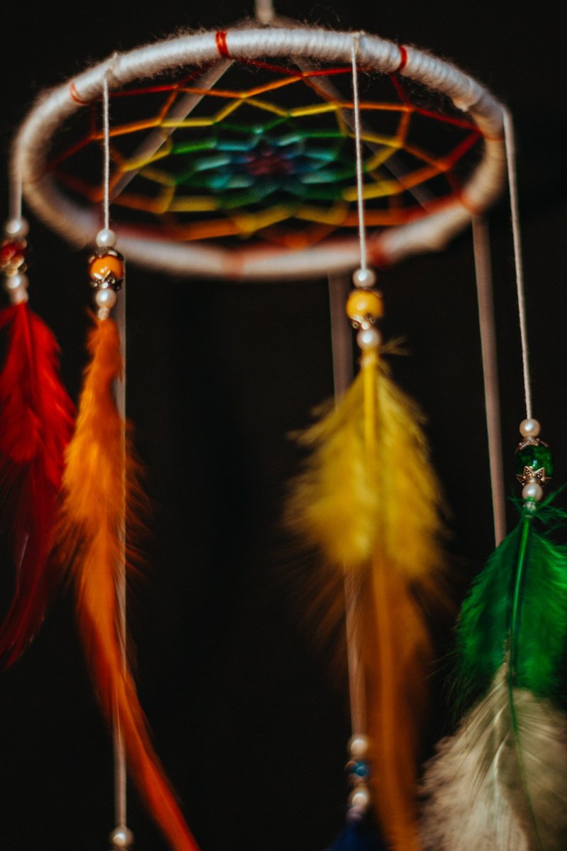 纯手工捕梦网 Handmade Dreamcatcher－【旋转彩虹】 - 摆饰 - 其他材质 多色