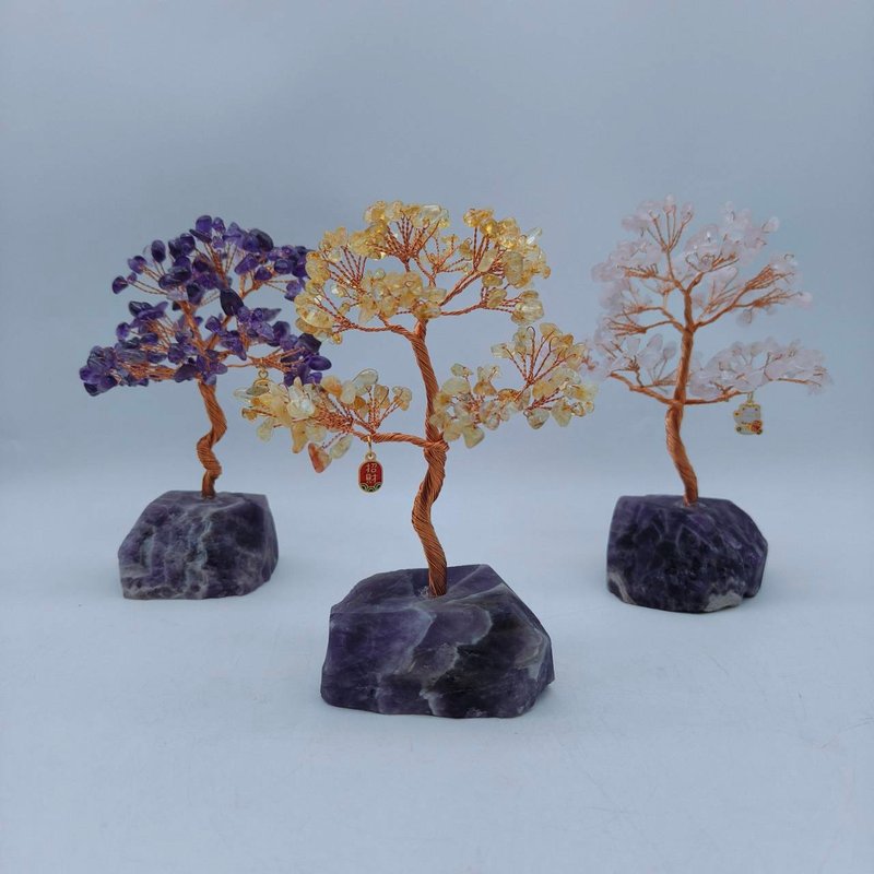 水晶树　紫水晶原矿水晶树　不含绿色底盘 - 摆饰 - 其他材质 