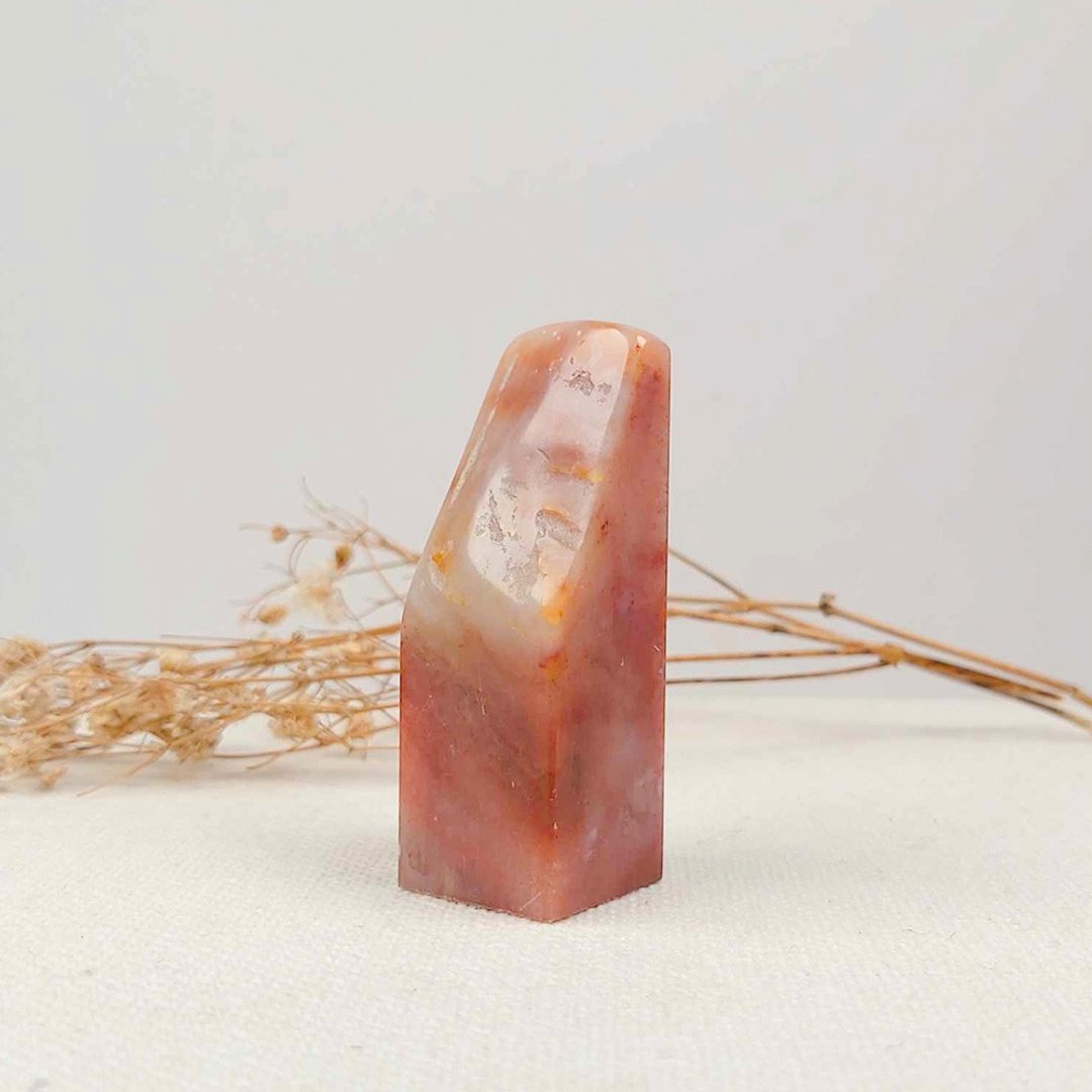 定制化手工印章-|老挝石 1.8x 1.8cm |手工篆刻印章 - 印章/印台 - 石头 