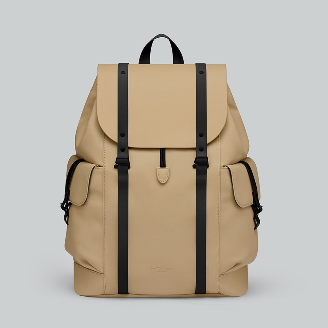 GASTON LUGA Splash Utility Backpack 16寸后背包 - 拿铁色 - 后背包/双肩包 - 其他材质 卡其色