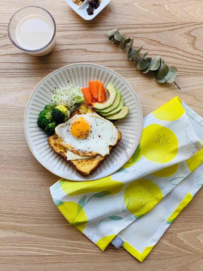 【太阳花-餐垫】防尘垫 / 办公桌垫 - 餐垫/桌巾 - 聚酯纤维 黄色