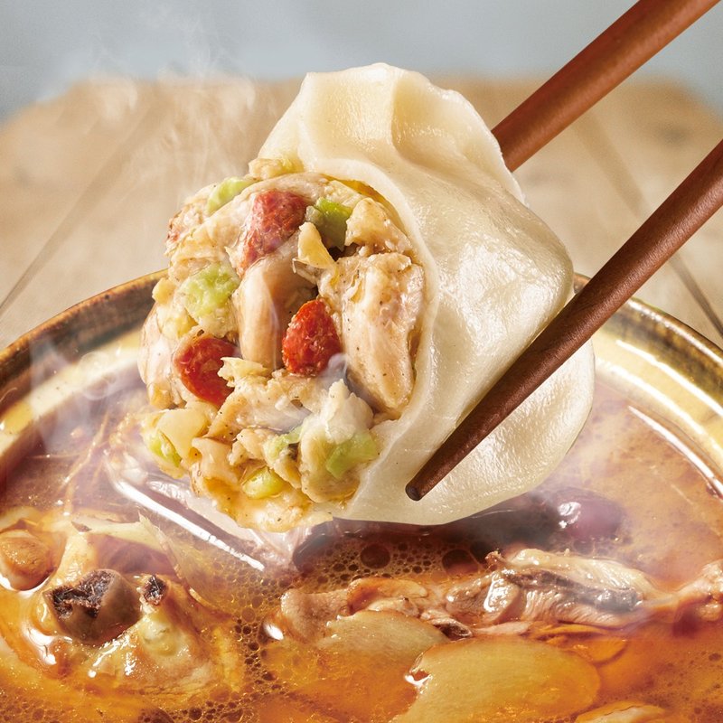 百年老店东和制油 麻油鸡水饺 | 2 包共 60 颗 - 其他 - 其他材质 多色