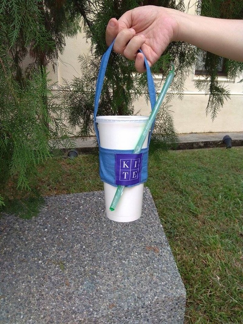 小风筝-环保杯套-天空蓝 - 随行杯提袋/水壶袋 - 其他材质 蓝色