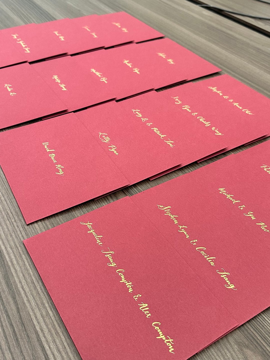 订制手写人名 婚礼活动信封文字代写 定制化 - 信封/信纸 - 纸 白色