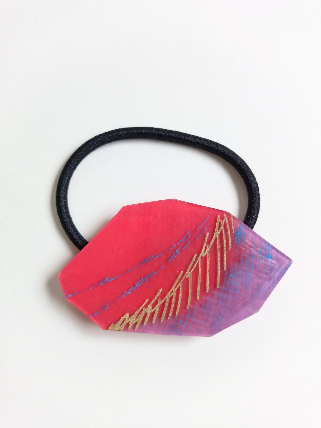 Kakera Hair Clip Moyo - 发饰 - 塑料 红色