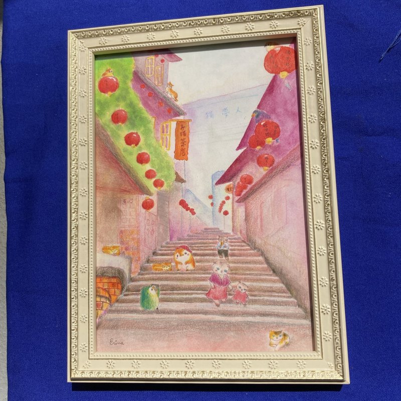世界系列原创艺术台湾 - 海报/装饰画/版画 - 纸 红色