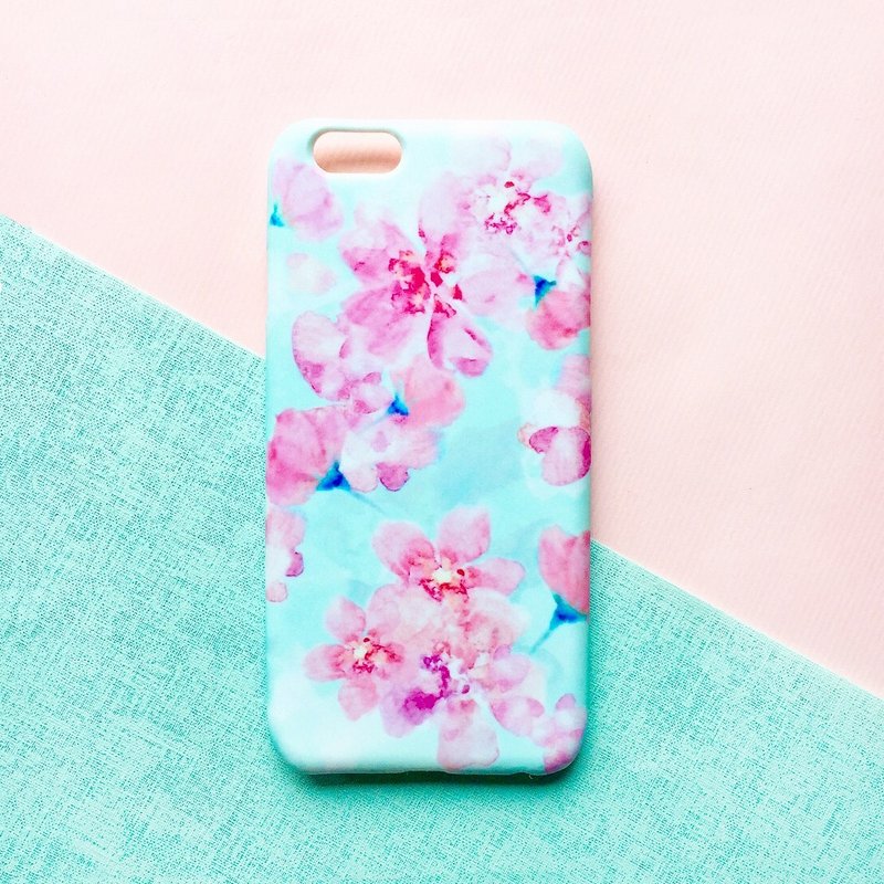 樱花蓝 手机壳 - 手机壳/手机套 - 塑料 粉红色