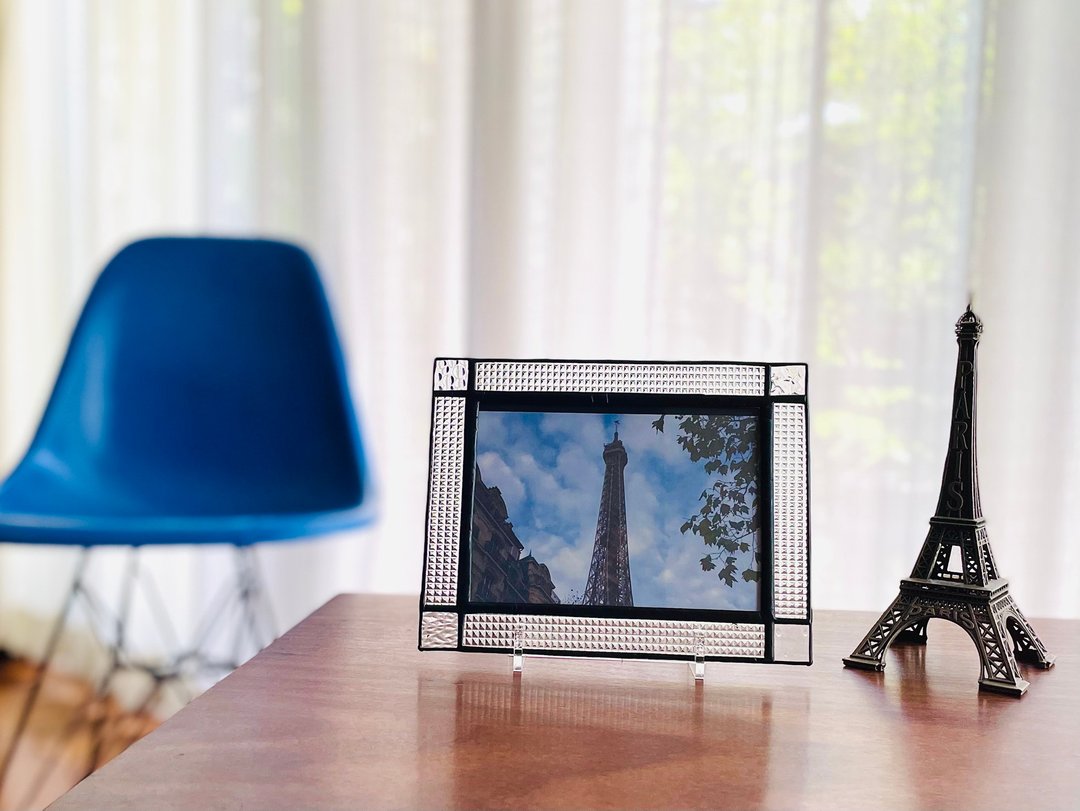 Stained Glass Photo Frame Chic 1 Clear - 画框/相框 - 玻璃 透明