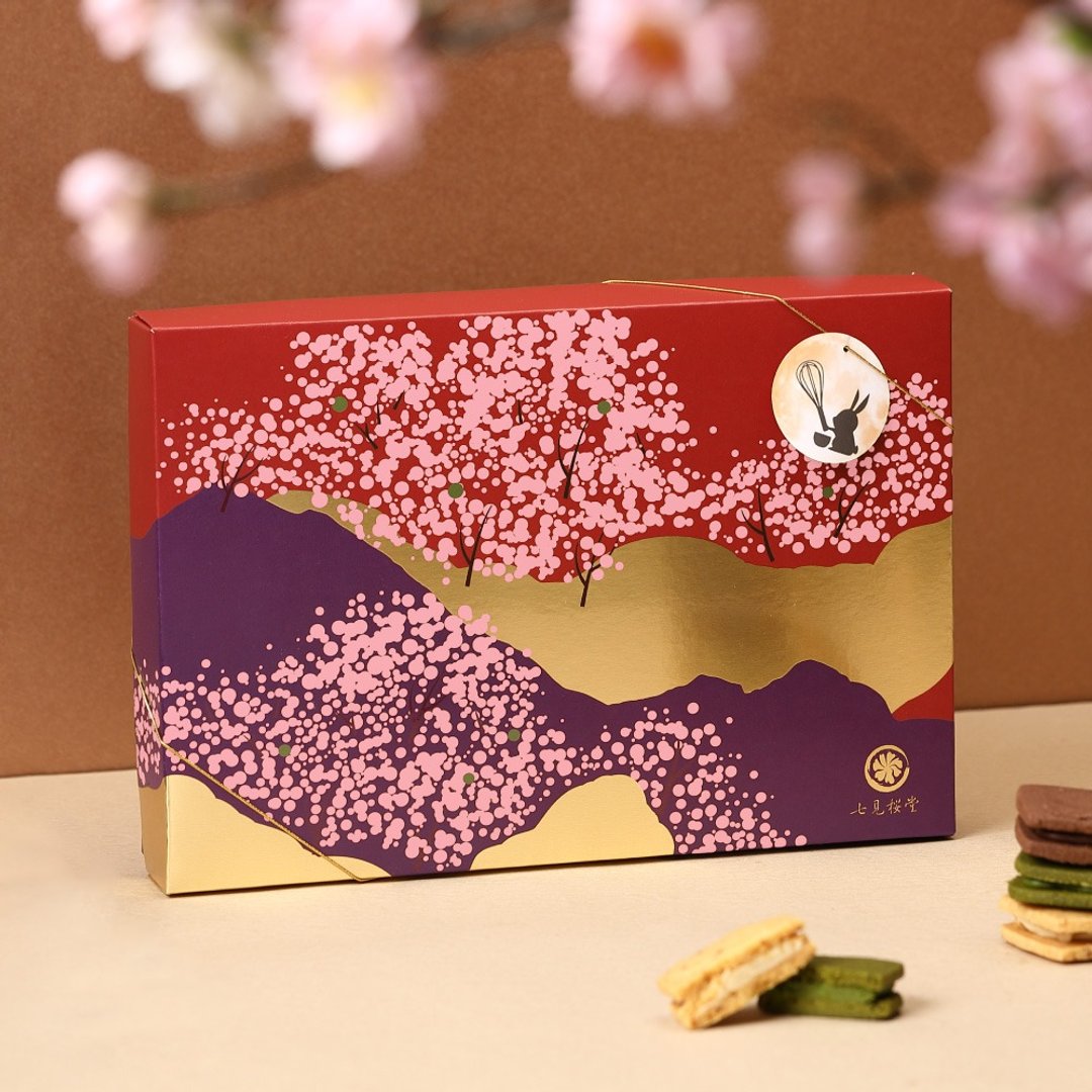 【中秋礼盒】吉野时樱印象－三明治饼礼盒(12入) - 手工饼干 - 新鲜食材 