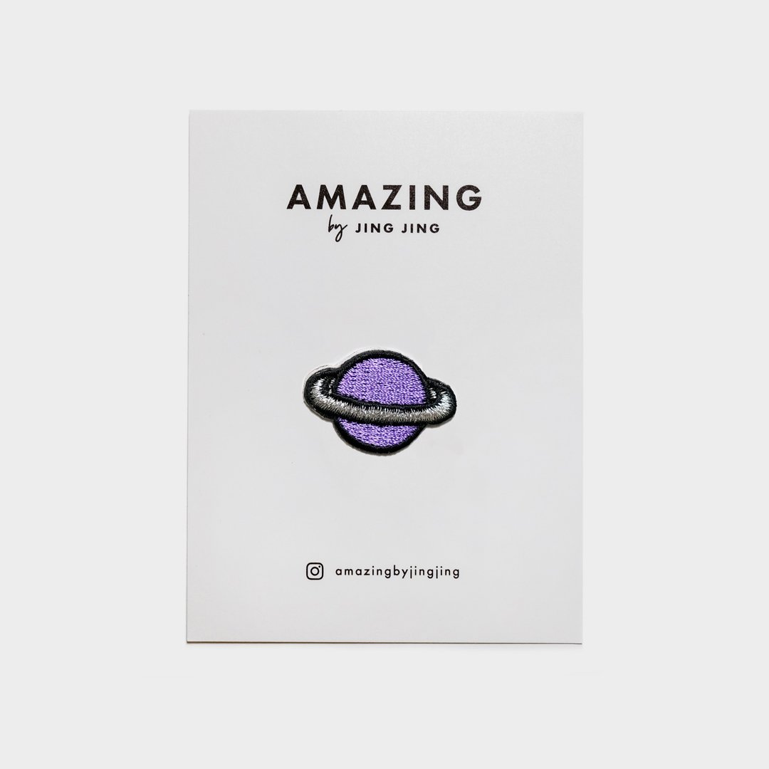 Sticker布贴 - 星球 - 徽章/别针 - 绣线 