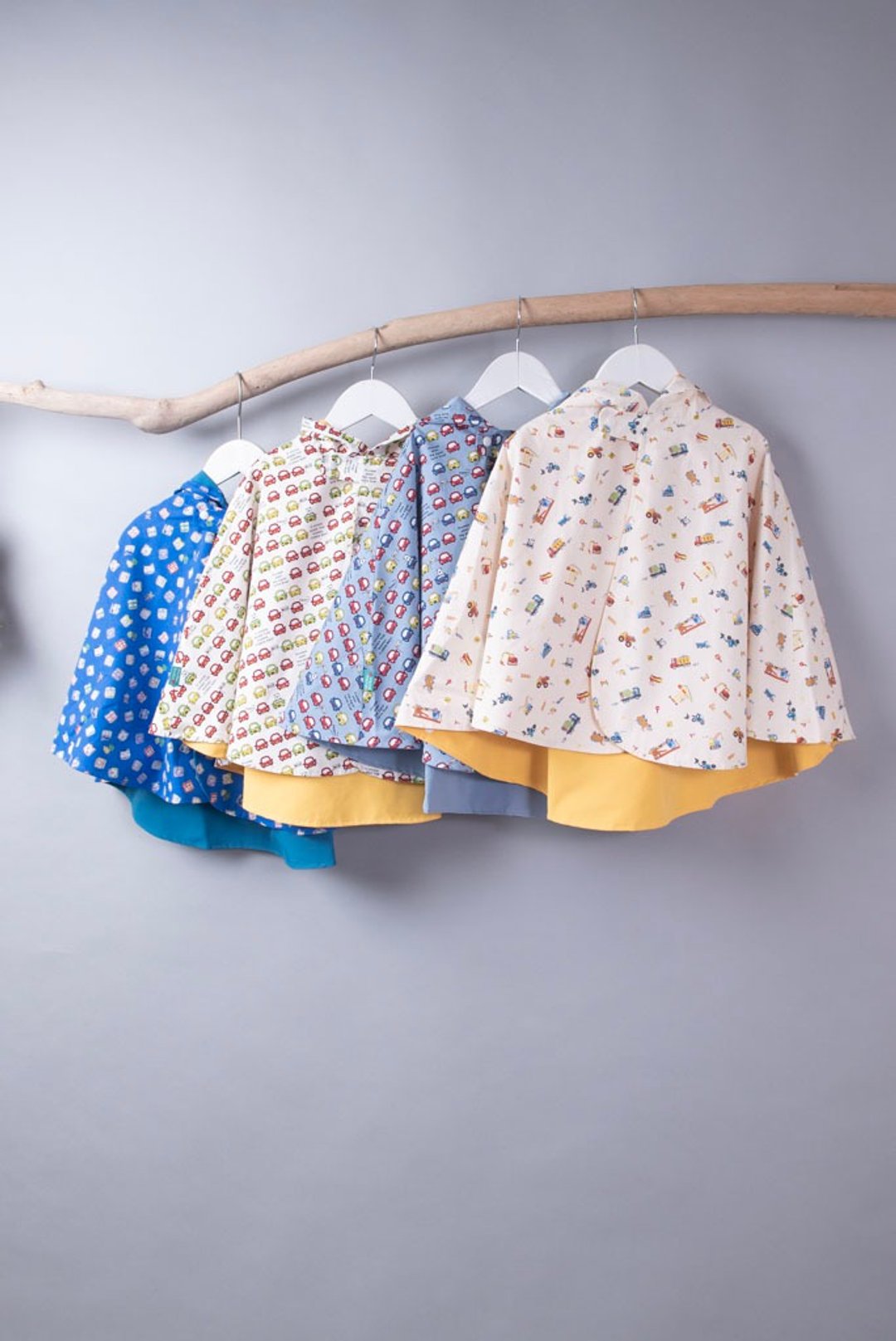 抗风防雨双面斗篷-薄外套 bb衫 披风 雨衣 婴儿 幼儿 北欧 芬兰 - 童装外套 - 棉 绿色