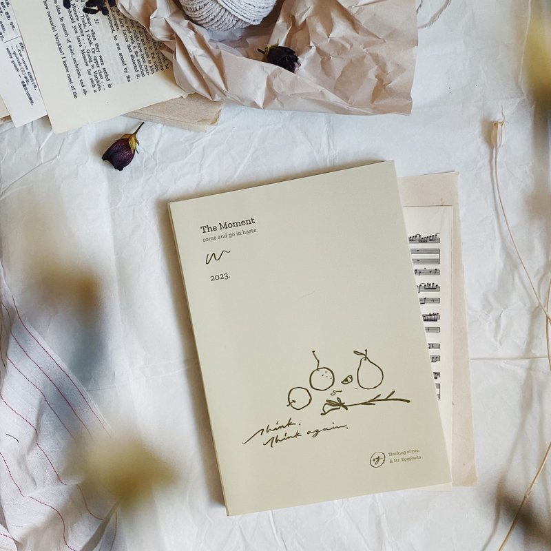 2023.寄思手帐 - The Moment 匆匆 - 笔记本/手帐 - 纸 黄色