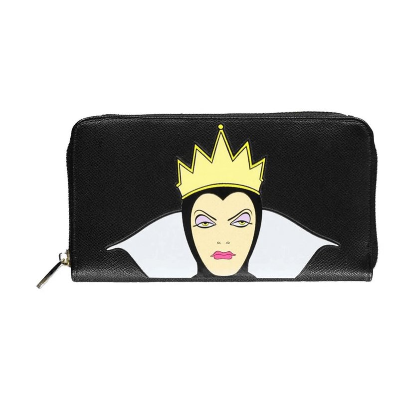 【迪士尼】白雪公主 坏皇后 精美长夹钱包 - 皮夹/钱包 - 其他材质 黑色