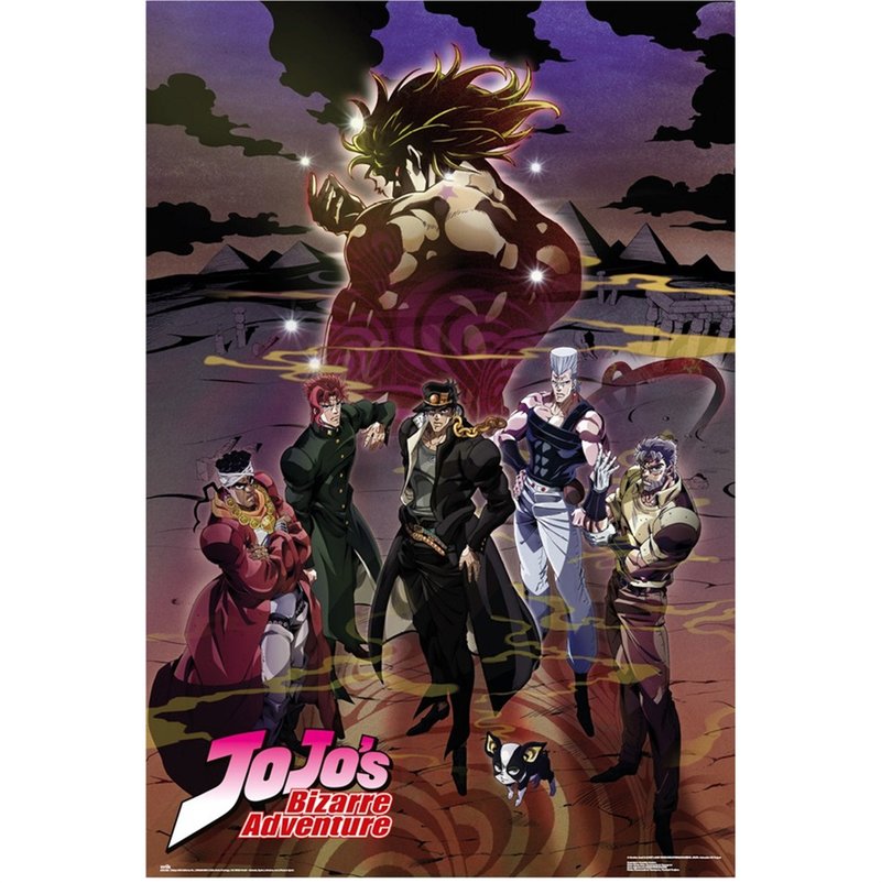 【JoJo的奇妙冒险】星尘远征军 V.S. DIO 进口海报 - 海报/装饰画/版画 - 其他材质 多色