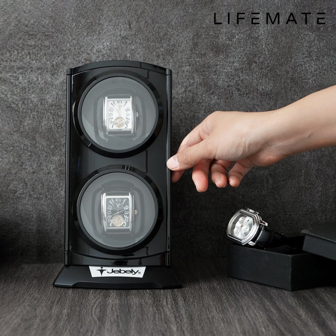 【LIFEMATE】Jebely | 机械手表自动上链盒 JBW015 - 男表/中性表 - 塑料 黑色