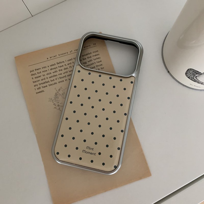 黄色圆点环氧亮面 iPhone MagSafe 手机壳 - 手机壳/手机套 - 其他材质 