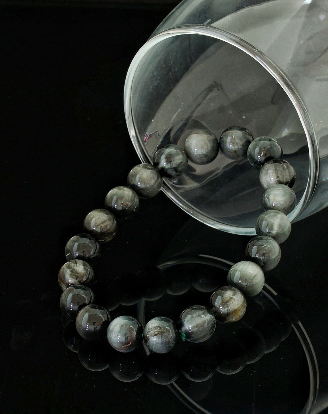 入门级鹰眼石 9mm 手錬 ( Eagle Eye 9mm Bracelet ) - 手链/手环 - 宝石 