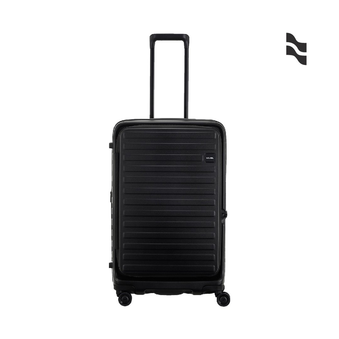 升级版【LOJEL】CUBO FIT 28 寸前开扩充防盗拉链箱 酷黑 - 行李箱/行李箱保护套 - 其他材质 黑色