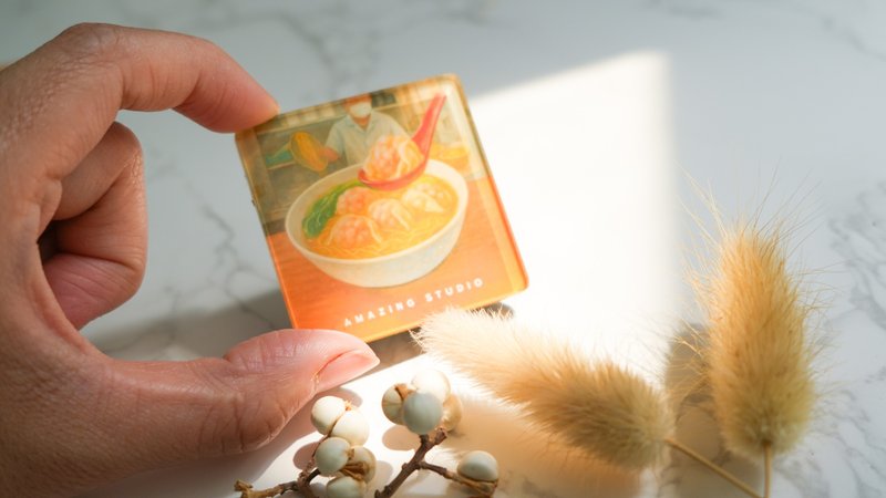 【云吞面】 亚加力磁石贴丨Amazing Studio - 冰箱贴/磁贴 - 塑料 多色