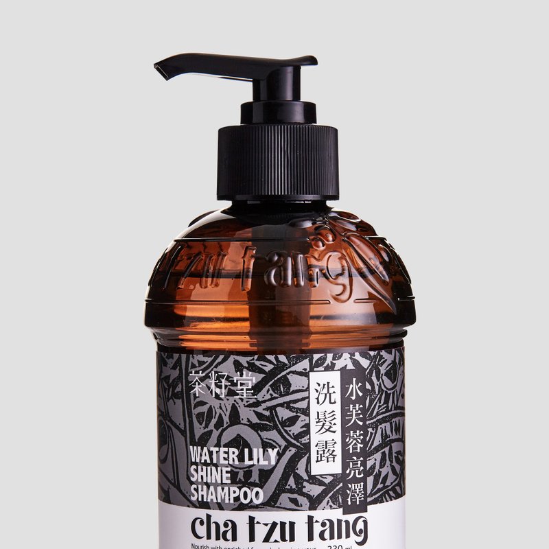 茶籽堂  水芙蓉亮泽洗发露330mL【毛躁及一般发质适用】 - 洗发用品 - 植物．花 红色
